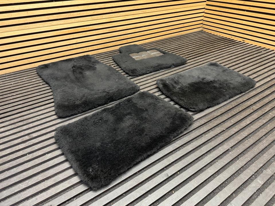 Rolls-Royce black floor mats